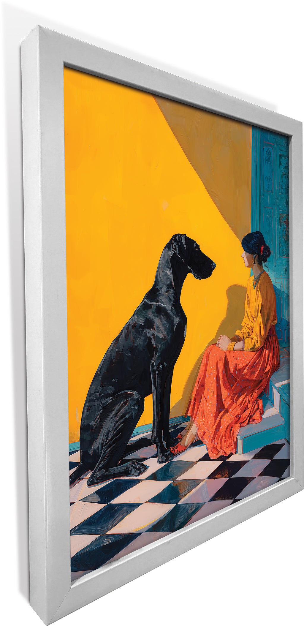 The Lady and the Great Dane