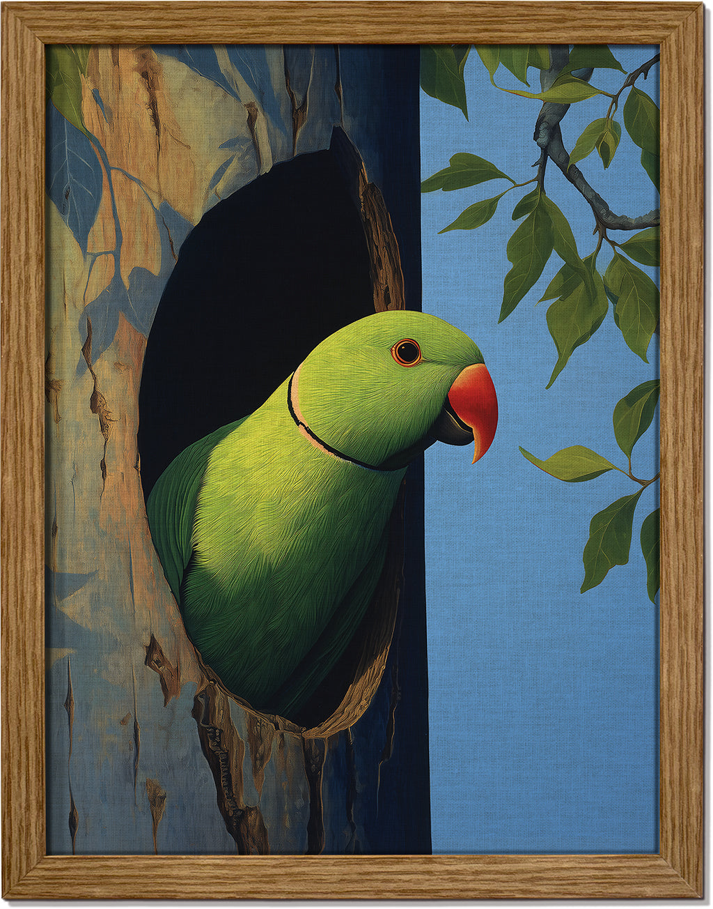The Peeping Parrot