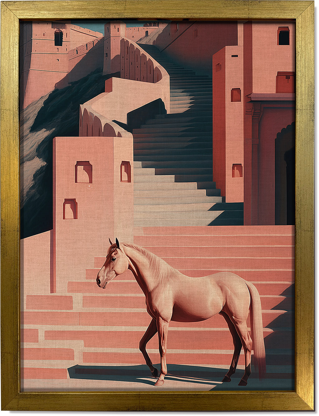 The Horse and the Pink Fort