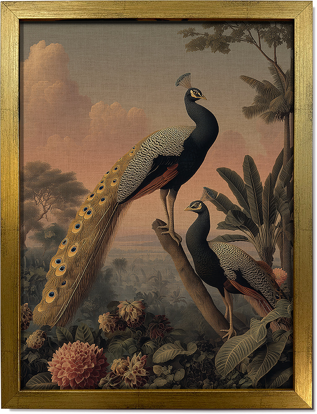 Vintage Peacocks