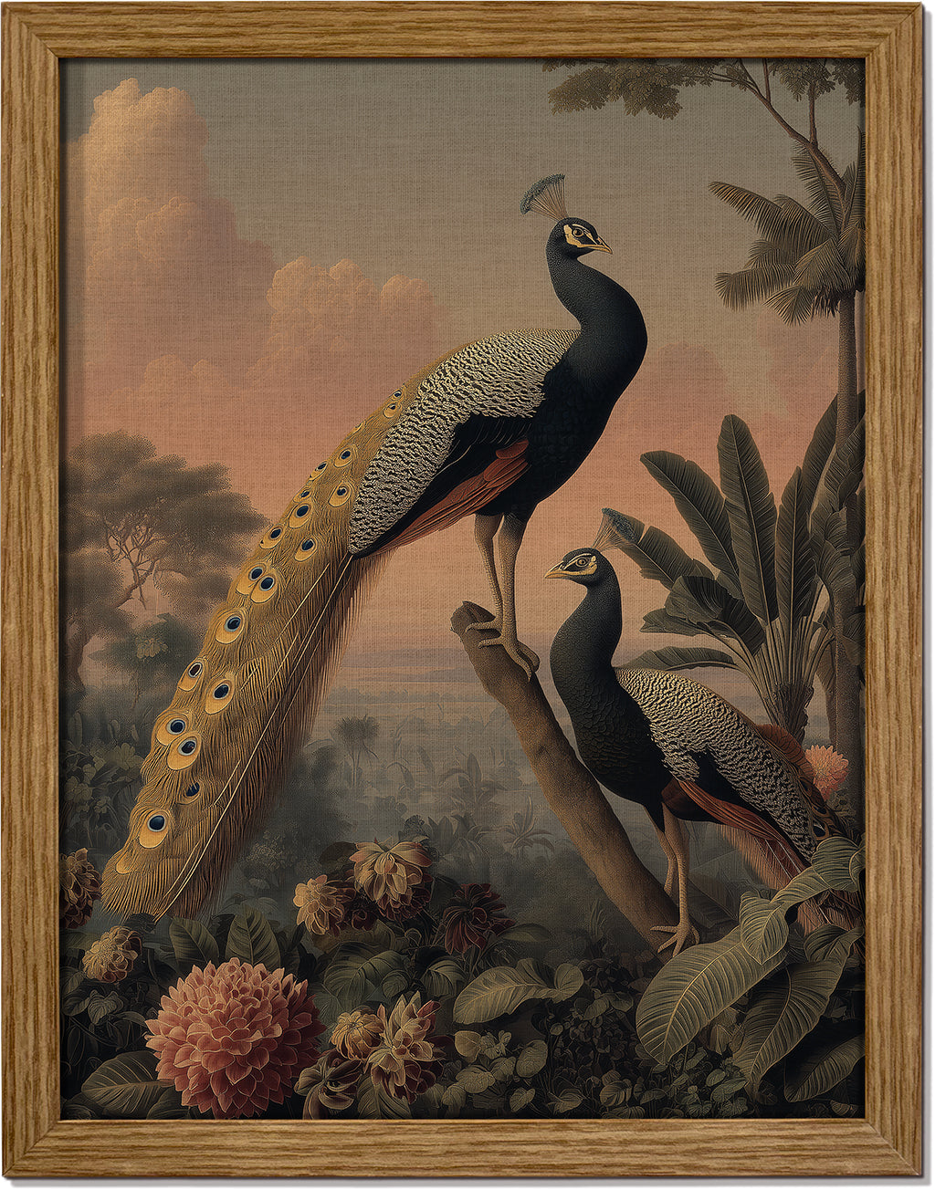 Vintage Peacocks