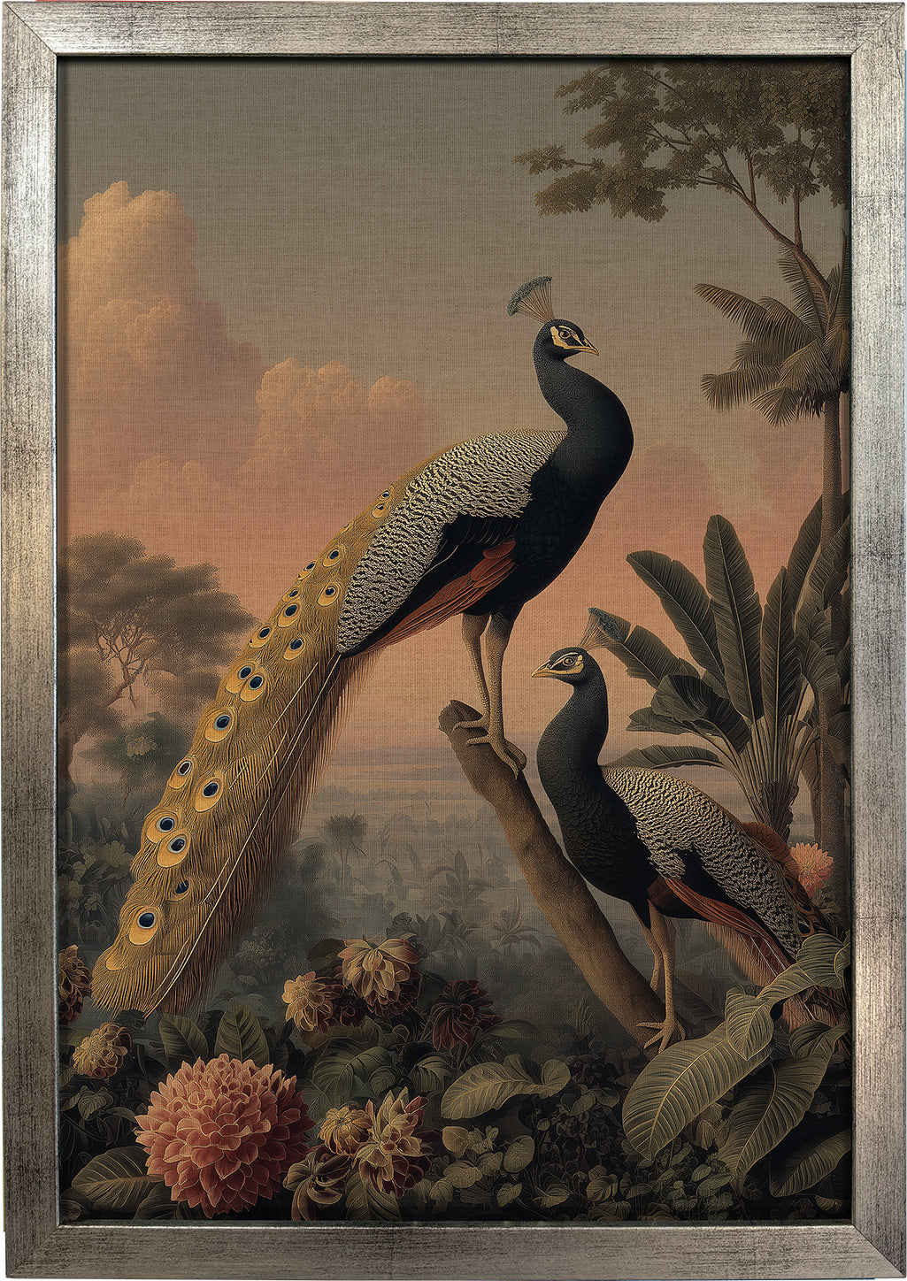 Vintage Peacocks