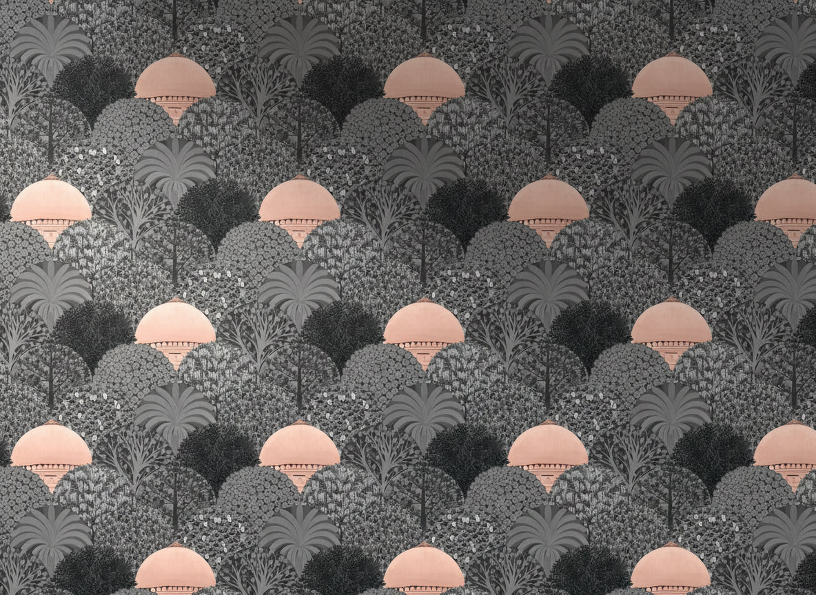 Lodhi Gardens - Copper & Grey